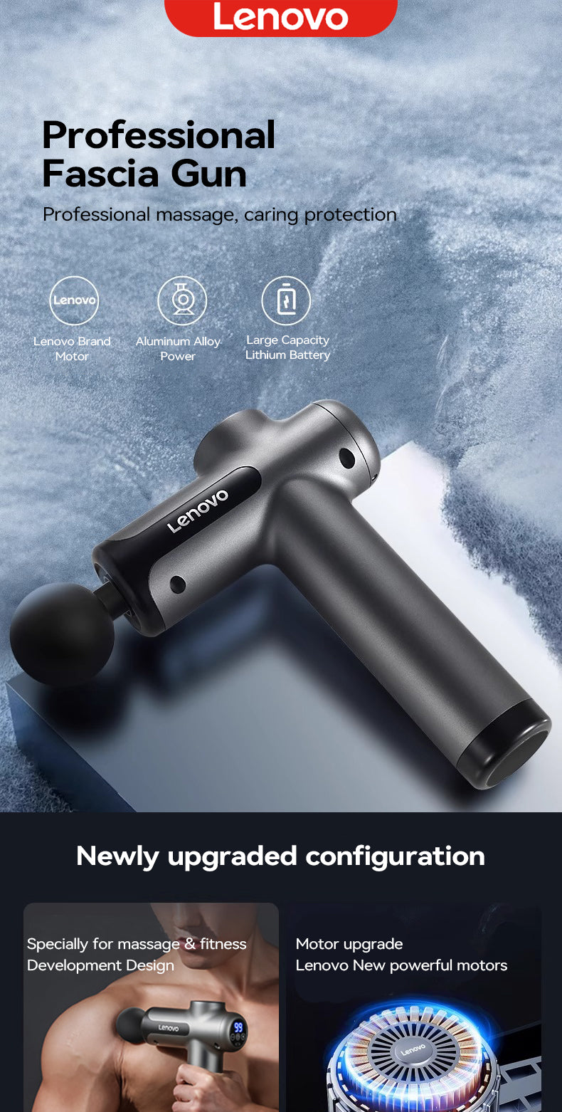 LOYPHARD™ Deep Tissue Massage Gun – Wireless Rechargeable Muscle Massager with 8 Heads for Neck, Back & Full Body Recovery.